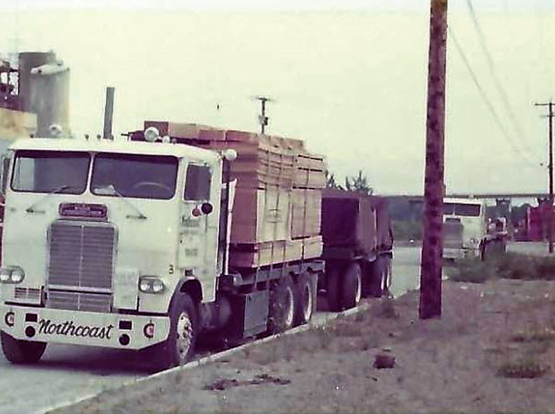 Ludeman Trucking Story:  Business grows - trucks loaded to deliver full loads of lumber